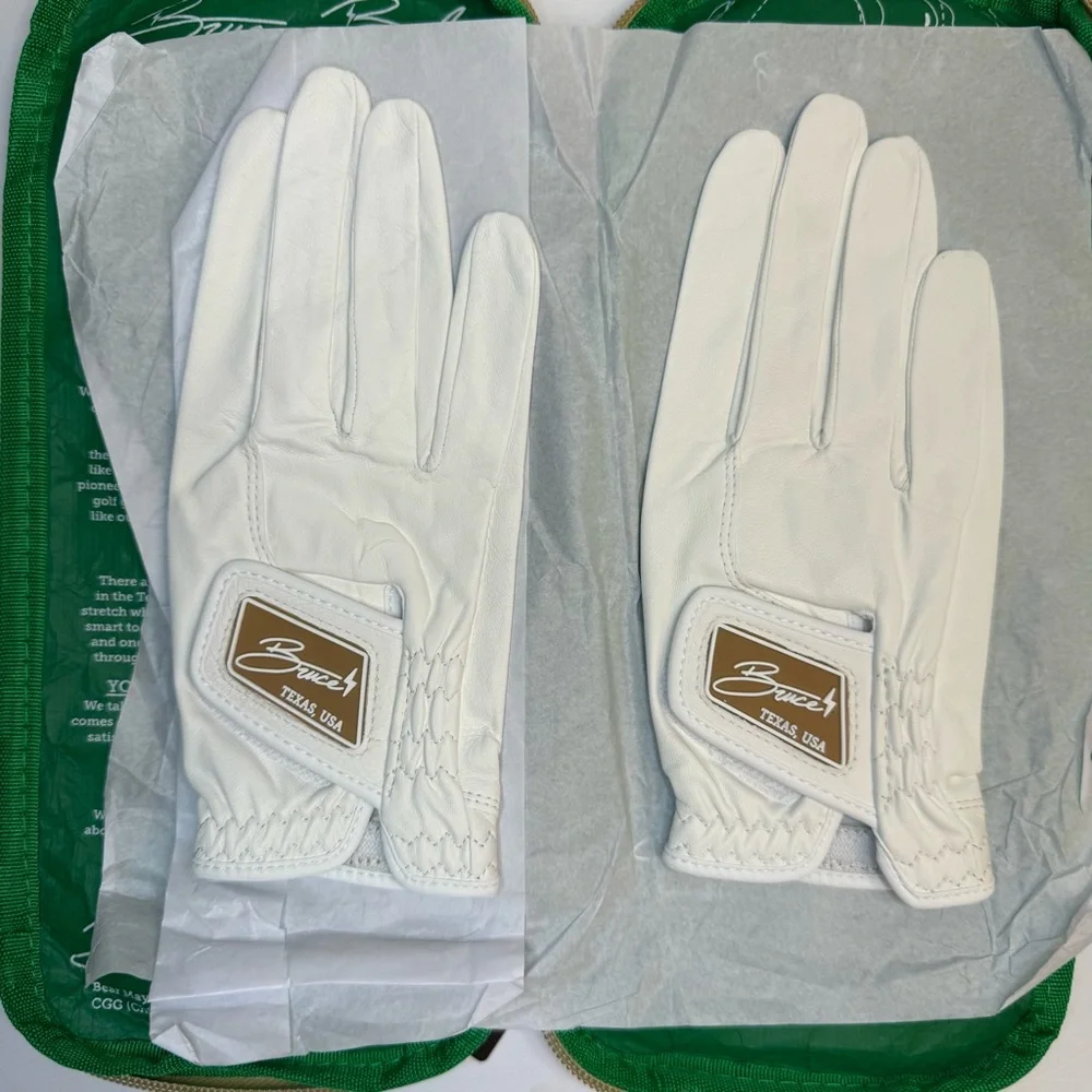 Bruce‎ Bolt Original Series Golf Gloves Women’s Medium White 2-Pack NWT